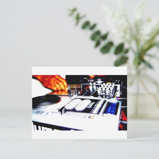 DJ機器(CD) ポストカード (スタンド正面)