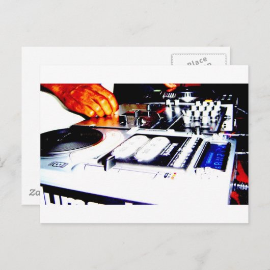 DJ機器(CD) ポストカード (正面/裏面)