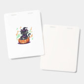Dj猫ハロウィン オーバーサイズTシャツ バッジ (正面＆裏面)