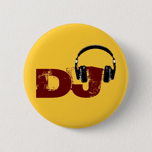 DJ用 缶バッジ (正面)
