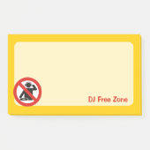 DJ禁止エリア ポストイット (正面)