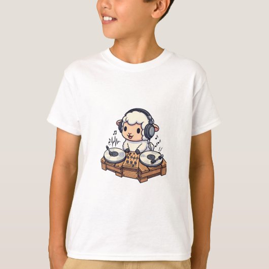 DJ羊ミュージシャンキッズ Tシャツ (正面)