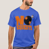 DJ要求Mets Knicksの青いオレンジTシャツ無し Tシャツ (正面)