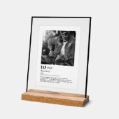 DJ辞書パーソナライズされた定義フォトギフト アクリルサイン (傾斜)