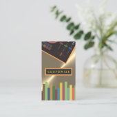 DJ金ゴールドクフェイクロムミキサー名刺2019 名刺 (スタンド正面)