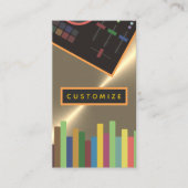 DJ金ゴールドクフェイクロムミキサー名刺2019 名刺 (正面)