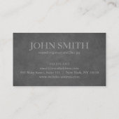 DJ金ゴールドヘッドフォンブラックミュージック 名刺 (裏面)