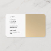 DJ金ゴールドメタリッフェイクク2019 名刺 (裏面)