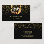 DJ金ゴールド名刺 名刺 (正面/裏面)