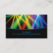 DJ音楽のアップロードBusiness Card 名刺 (正面)