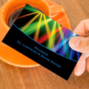 DJ音楽のアップロードBusiness Card 名刺