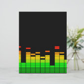 DJ音楽デコールのビートからのイコライザビア (スタンド正面)