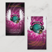 DJ音楽天国の名刺 名刺 (正面/裏面)