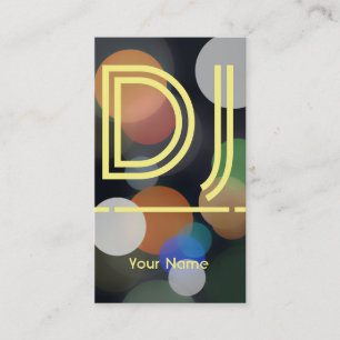 DJ音楽生産およびパーティー夜カバー 名刺