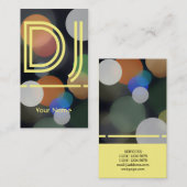 DJ音楽生産およびパーティー夜カバー 名刺 (正面/裏面)