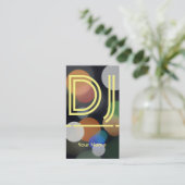 DJ音楽生産およびパーティー夜カバー 名刺 (スタンド正面)