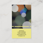 DJ音楽生産およびパーティー夜カバー 名刺 (裏面)