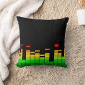 DJ音楽装飾のビートからの平衡装置の感情 クッション (ブランケット)