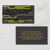 dj音楽 名刺 (正面/裏面)