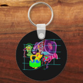 DJ風変わりのパーティー キーホルダー (正面)