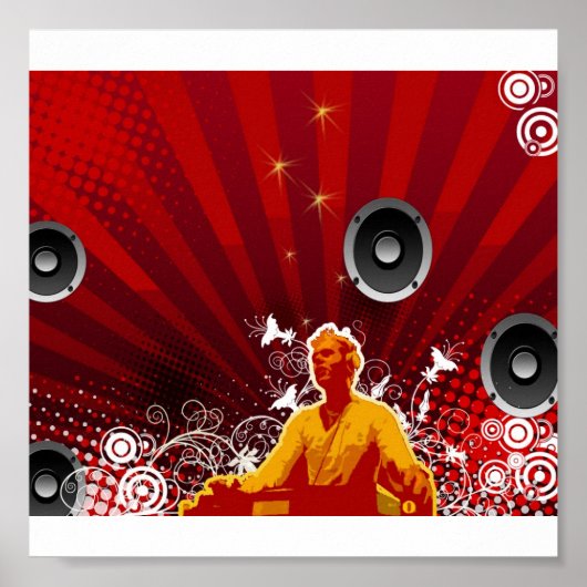 DJ かわいらし ポスター (正面)