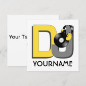 DJ オーダーメイド招待状 招待状 (正面/裏面)