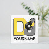 DJ オーダーメイド招待状 招待状 (スタンド正面)