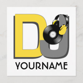 DJ オーダーメイド招待状 招待状