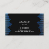 DJ カッコいい Music Wavesとヘッドフォン 名刺 (裏面)