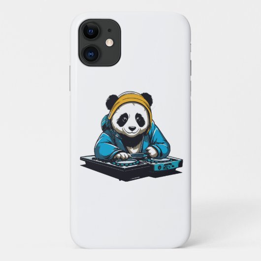DJ カワイイ パンダ Case-Mate iPhoneケース (裏面)