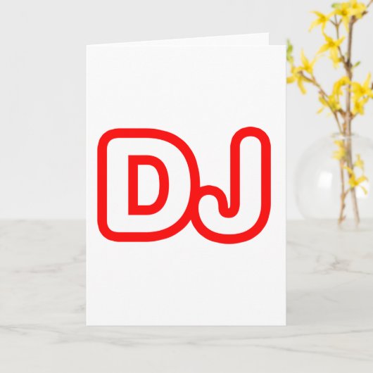 DJ カード (黄色い花)