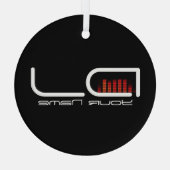 DJ ガラスオーナメント (裏面)