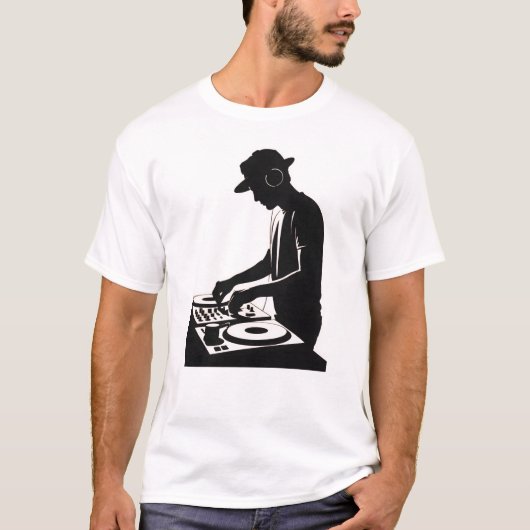 DJ シルエット Tシャツ (正面)
