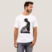 DJ シルエット Tシャツ (正面フル)