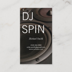 DJ   スピーカー   音楽エンジニア   プロデューサー 名刺