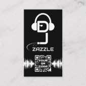 DJ ディスクジョッキー 名刺 (正面)