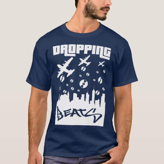 DJ – ドロップビートPremium Tシャツ (正面)