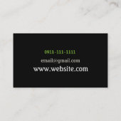 DJ,ボーカリスト,シンガー,ソロ,パフォーマンスエンターテイメント 名刺 (裏面)