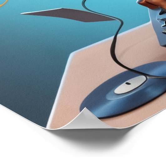 DJ  ポスター (角)