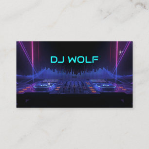 DJ ミュージックビート プロフェッショナル 名刺