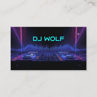 DJ ミュージックビート プロフェッショナル 名刺