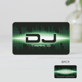 DJ モダングリーン名刺 名刺
