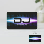 DJ モダンブルー ビジネスカード