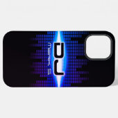 DJ モダン ロイヤルブルーケース iPhoneケース (裏面横)