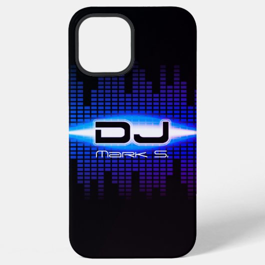 DJ モダン ロイヤルブルーケース iPhoneケース (裏面)