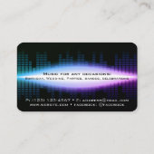 DJ モダン Blue名刺 名刺 (裏面)