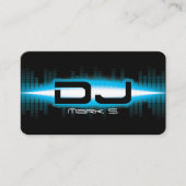 DJ モダン Sky Blue名刺 名刺 (正面)