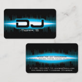 DJ モダン Sky Blue名刺 名刺 (正面/裏面)