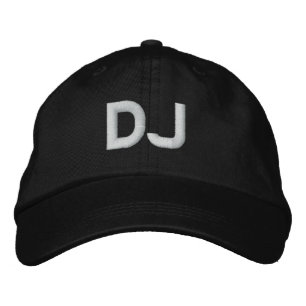 DJ 刺繍入りキャップ