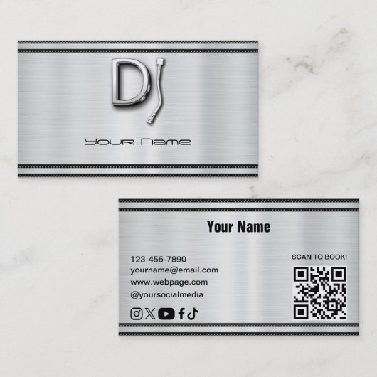 DJ 名刺 (正面/裏面)